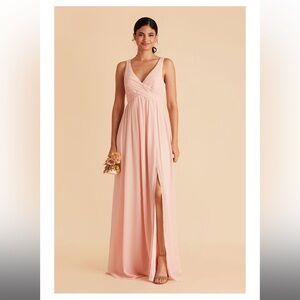 Laurie Empire Dress, Blush Pink